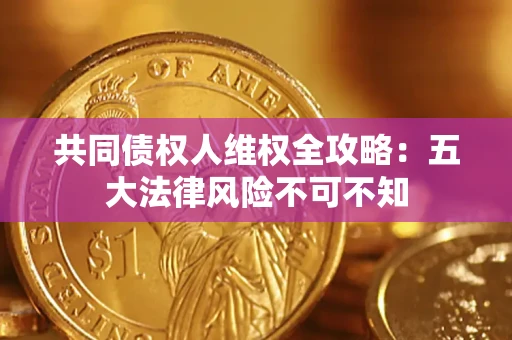 北京共同债权人维权全攻略：五大法律风险不可不知
