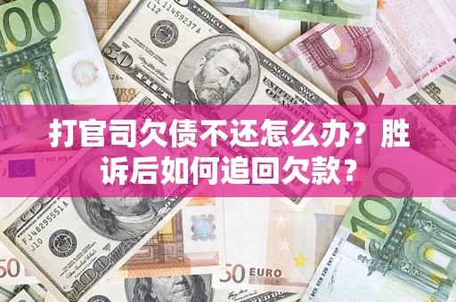 北京打官司欠债不还怎么办？胜诉后如何追回欠款？