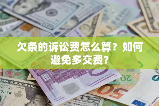 北京欠条的诉讼费怎么算？如何避免多交费？