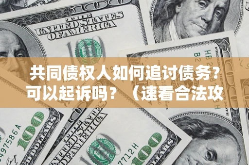 北京共同债权人如何追讨债务？可以起诉吗？（速看合法攻略）